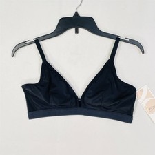 All.You. Lively Wireless Bra Womens Size 2 Unpadded Adjustable Strap Black