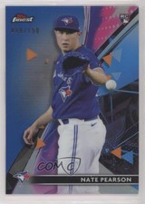 2021 Topps Finest Blue Refractor 89/150 Nate Pearson #81 0h1v
