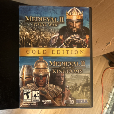 #ad #ad SEGA Medieval II: Total War Gold Edition PC Game Strategy T Teen Expansion $8.00
