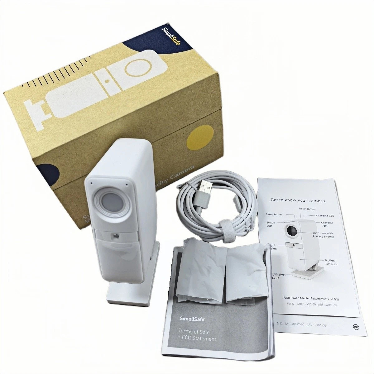 SimpliSafe Smart Alarm Wireless Indoor Security Camera CM006 Very Good
