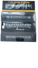 Rake of Four MK1 Coaches BR Blue & Grey: 1 BSK Weathered, 1 CK, 1 TSO & 1 BSK