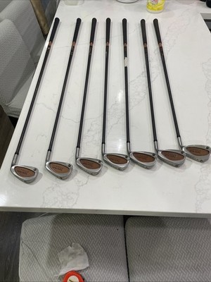 Taylormade Burner Oversize Irons Set of 7 3-9 Bubble S-90 Plus Graphite Stiff