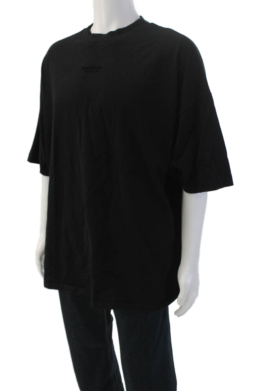 Essentials Mens Basic Subtle Graphic Logo Short S… - image 2