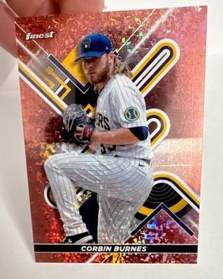 Corbin Burnes /50 Topps Finest Brewers Major League Performance #67 37/50