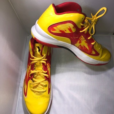 Nike Air Jordan Super.Fly Yellow Red Flame 524959-785 Mens 12.5 Hulk Hogan