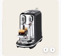 SAGE Nespresso Creatista Plus Capsule Coffee Machine - Black Truffle