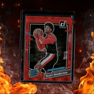 2023-24 Panini Donruss Scoot Henderson International Red Rated Rookie #250