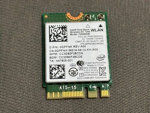 Intel AC7260NGW Wi-Fi 5 WLAN Karte für Laptops & PCs