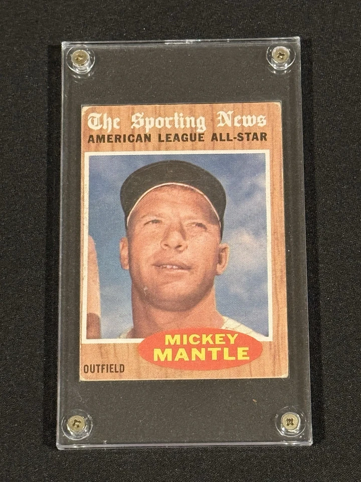 1962-Topps #471 Mickey Mantle/All Star/Potencial PSA 5-6 clasificación Ai incluida Foto 2 de 4