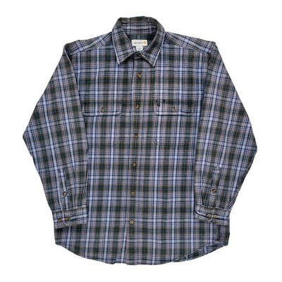 Carhartt Checked Flannel Shirt - Large Multicoloured Cotton