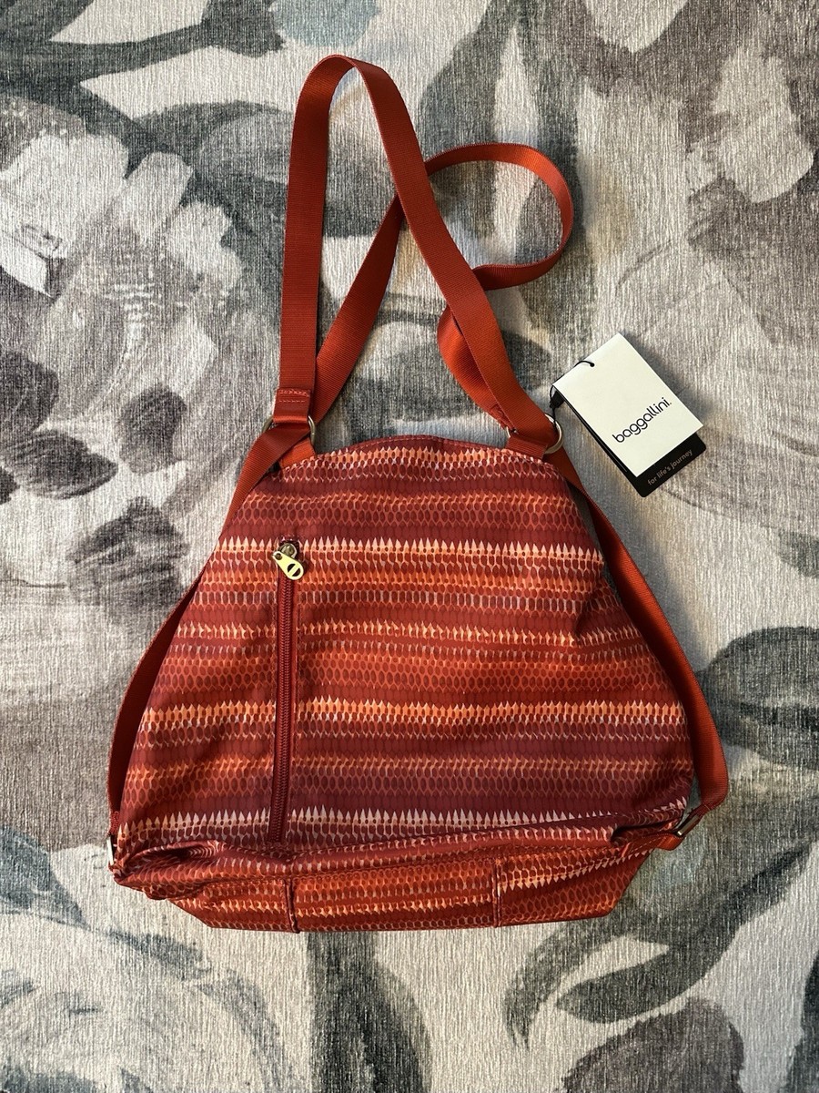 baggallini mendoza travel backpack purse Naples Convertible - Sling Crossbody locking zippers Baggallini Essential Laptop Backpack |