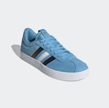 *NUOVO* SCARPA UOMO ADIDAS VL COURT 3.0 TAGLIA 10.5 - Azzurro
