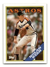 Nolan Ryan 1988 Topps #250 Houston Astros NM-MINT