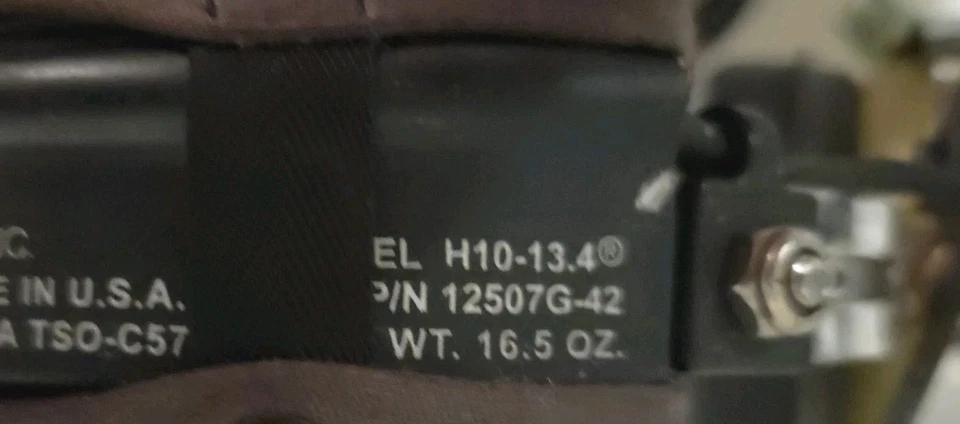 Auriculares de piloto de aviación David Clark H10-13.4 enchufe doble GA nuevas almohadillas para los oídos y cubierta de micrófono Foto 2 de 2