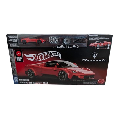 Mattel Brick Shop   Hot Wheels Maserati MC20 - 250 Teile - Maßstab 1:32