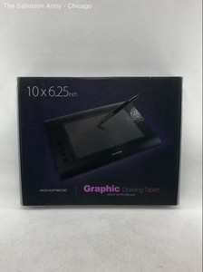 Monoprice 10 x 6.25-Inch 4000 LPI 200 RPS 2048 Levels Graphic Drawing Tablet