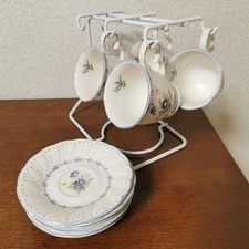 NIKKO TABLEWARE cup and saucer set floral pattern 4 pieces + 6