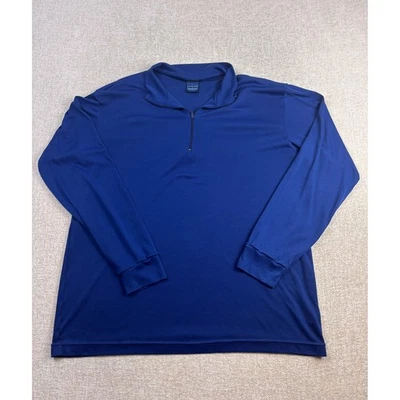 Vintage Patagonia Capilene 1/4 Zip Pullover Mens XXL Blue Made in USA - Image 1 of 4