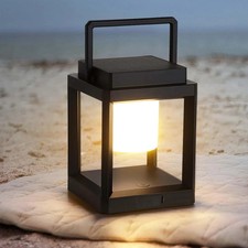 Portable Solar Lantern Table Lamp - Waterproof LED Lights for Outdoor Use