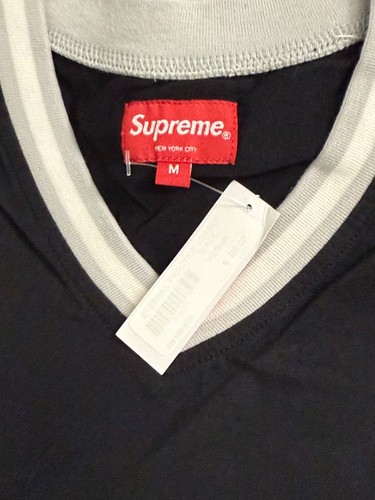 SUPREME ETERNAL PRACTICE JERSEY BLACK FALL WINTER 2018 FW18KN36 MEDIUM ~NEW~ - Picture 8 of 11