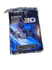 SHARP AN-3DG20-B ACTIVE 3D GLASSES New Rechargeable