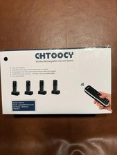 Wireless Intercom System for Home or Business 4 pk Similar to Walkie-Talkies