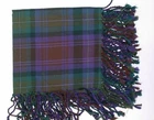Isle Of Skye Tartan Highland Active Men 48" x 48" Purled & Fringed Fly Plaids.