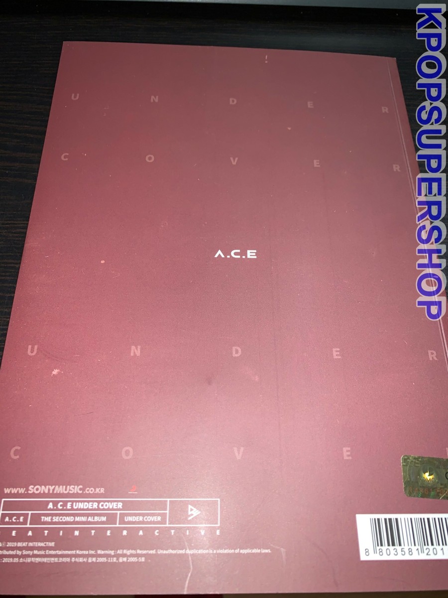 A.C.E 2nd Mini Album Undercover CD Great Rare OOP Under Cover No