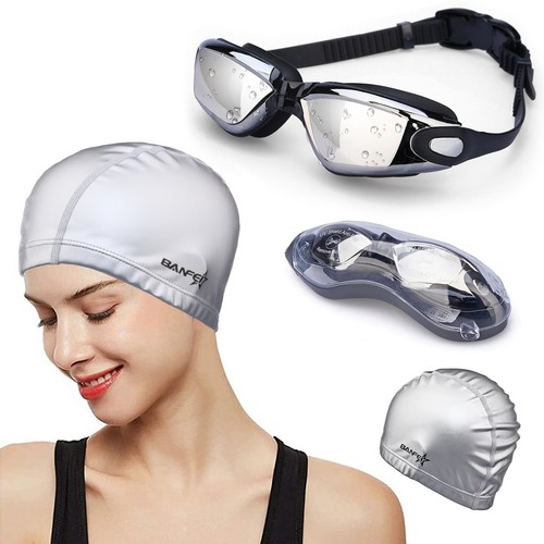 Swim Goggles + Premium UV Protection 