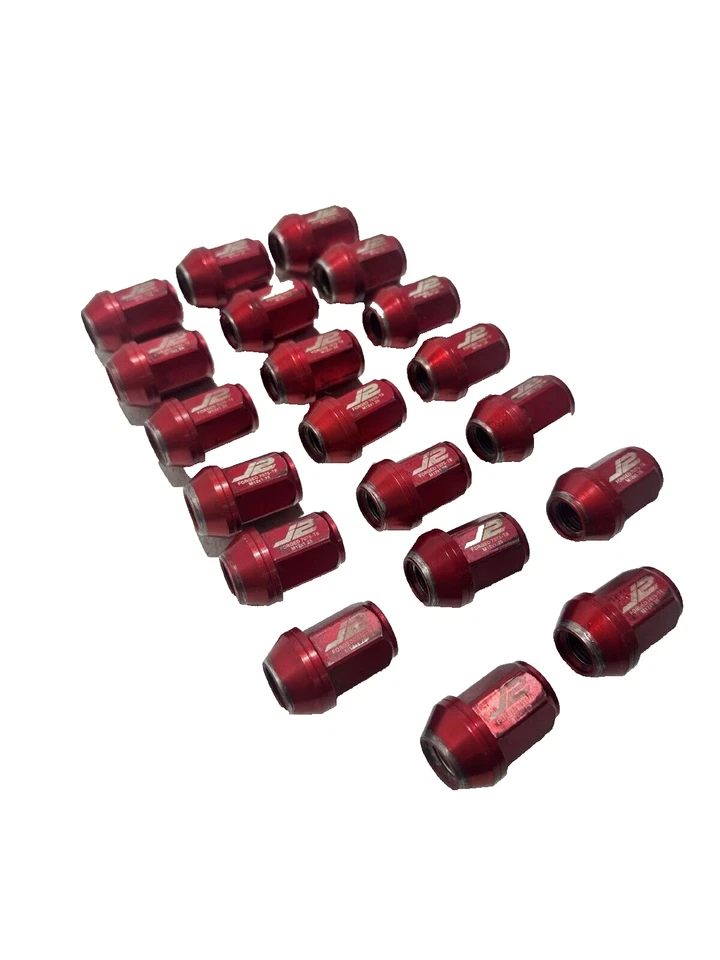 Оригинальная зажимная гайка для колеса Subaru Crosstrek 18-24 J2 кованая 7075-T6 M12x1,25 красная - Изображение 3 из 3