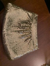 GOLD MESH EVENING BAG