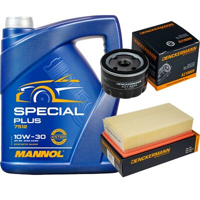 Inspektionspaket MANNOL Special Plus 10W-30 5L für Renault Modus/Grand 1.6