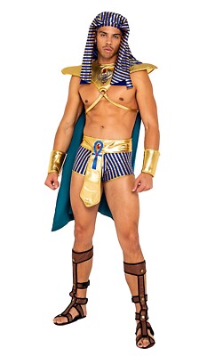 Roma Costume Men s 5pc Mens King Pharaoh of Egypt Costume