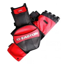 Easton Flipside 4-Tube Hip Quiver Red, Fits RH and LH