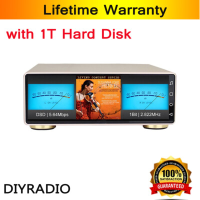 JF Digital MX-3A Desktop Hifi Player DSD512 CS43198 Bluetooth with 1T Hard Disk