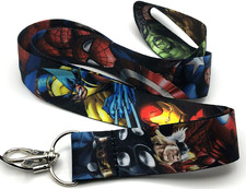 MARVEL SUPER HEROES Disney Trading Pin LANYARD with FREE PIN 90 