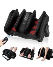 Massager for Foot Calf with Heat, Deep Kneading, Rolling, Vibration, Compression