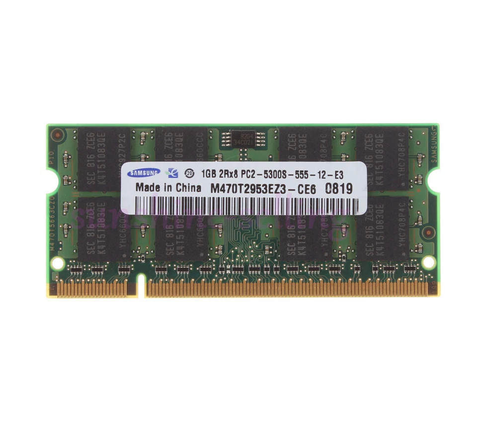 Samsung DDR3 RAM 2Rx8 4 GB 4G 2GB 2G 1G Laptop Memory DDR2 SODIMM NONECC Lot - Image 2 of 4