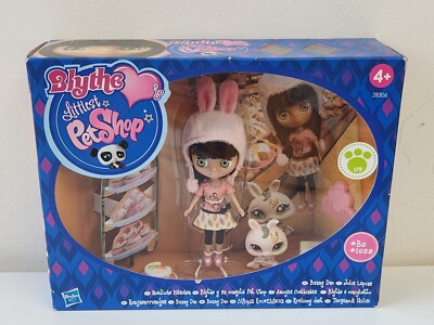 littlest pet shop Blythe Bunny B8 #1855 duo