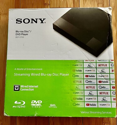 Sony Blu-ray Disc Player, Wired w/ 1080p Playback, Dolby TrueHD - BDP-S1700