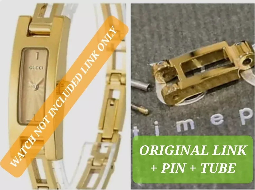 Ladies Gucci 3900L Watch Link Pin gold plated extend bracelet