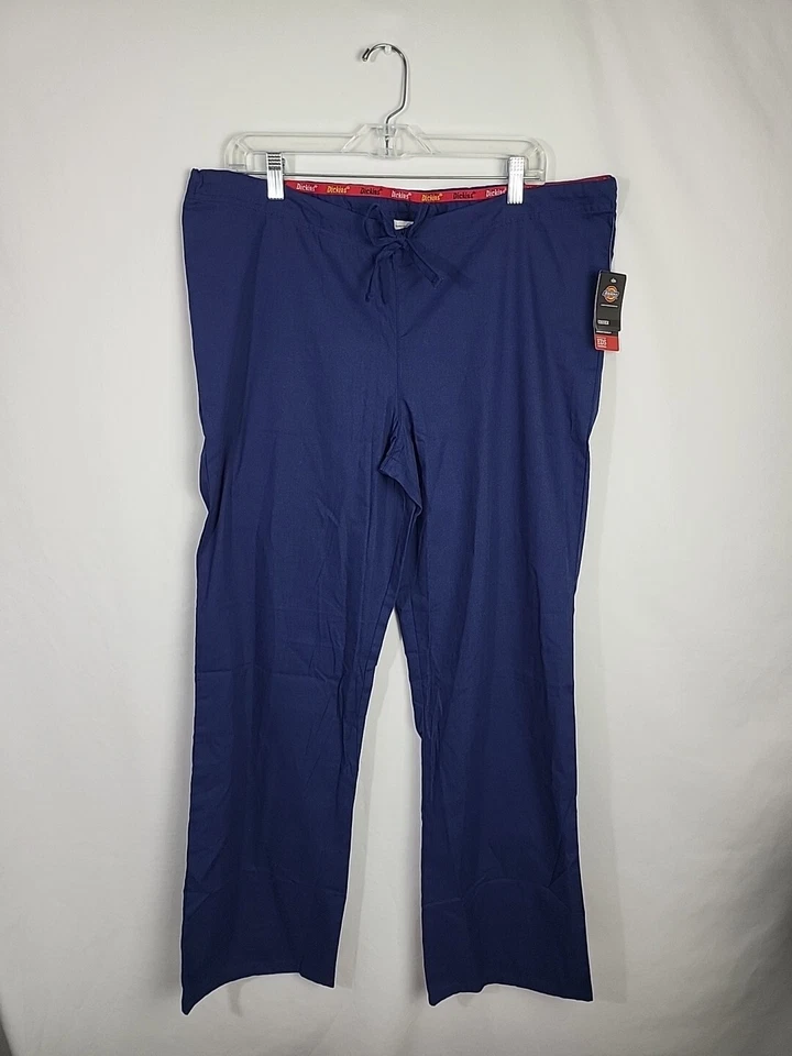 DICKIES EDS 磨砂裤中号抽绳弹力蓝色 UNISEX — 第 2/4 张图片