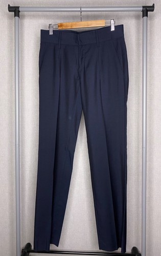 NWOT Dior Homme Hedi Slimane Dress Pants Wool Navy Blue Size 48