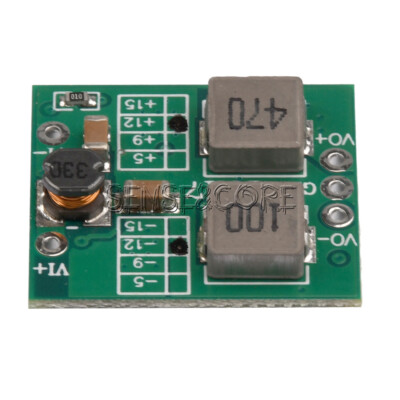 Mini Buck Converter DC7-28V to ±5V ±9V ±12V ±15V Dual Output Voltage Regulator