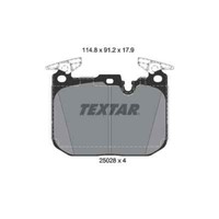 Textar Bremsbelagsatz, Scheibenbremse 2502805