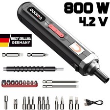 28 IN 1 Mini Akkuschrauber Elektroschrauber Schraubendreher Satz Stabschrauber