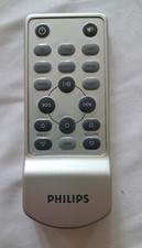 Philips MC145 Micro Hi-Fi System Remote Control Gray Rectangular