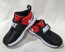 Nike Team Hustle D 8 TD Black/White/Red Toddler Boy's Shoe - Size 5/6C NWB