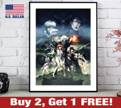 Bastard!! Anime Poster 18'' x 24'' Print Bastard Manga Wall Art 5