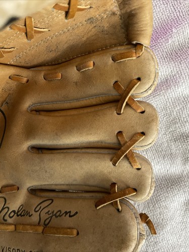 Vintage  Soalding Nolan Ryan 42-6115 11” Baseball Glove Asvisory Staff - Picture 5 of 7